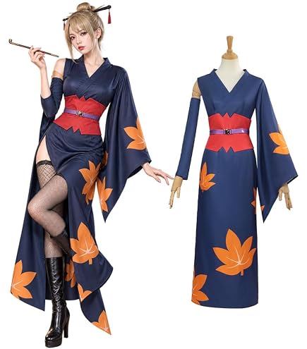 Amazon.co.jp: DJXXCOS 銀魂 月詠（つくよ） コスプレ衣装 ウィッグ